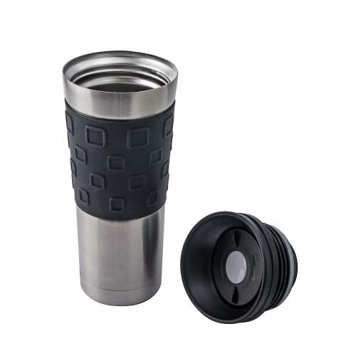 BasicNature Edelstahl Thermobecher Grip