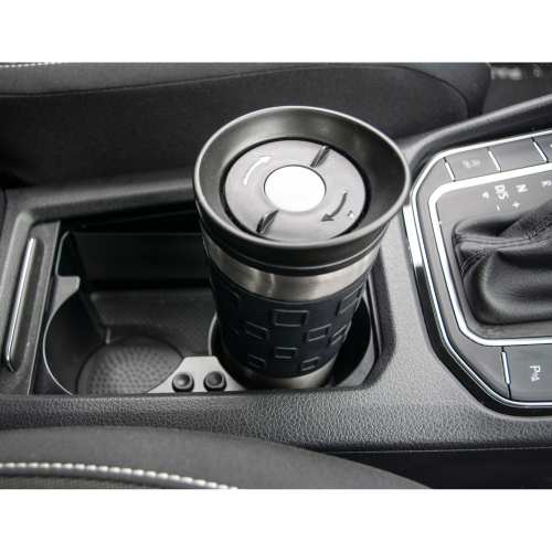 BasicNature Edelstahl Thermobecher Grip