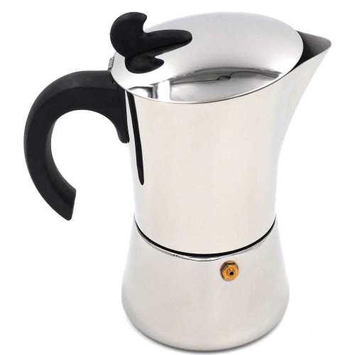 BasicNature Espresso Maker Edelstahl