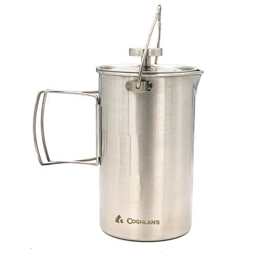 Coghlans Kaffeekanne French Press aus Edelstahl