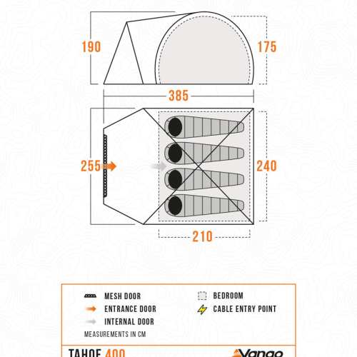 Vango Tahoe 400 Zelt