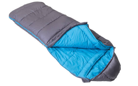Deckenschlafsack für das Camping.